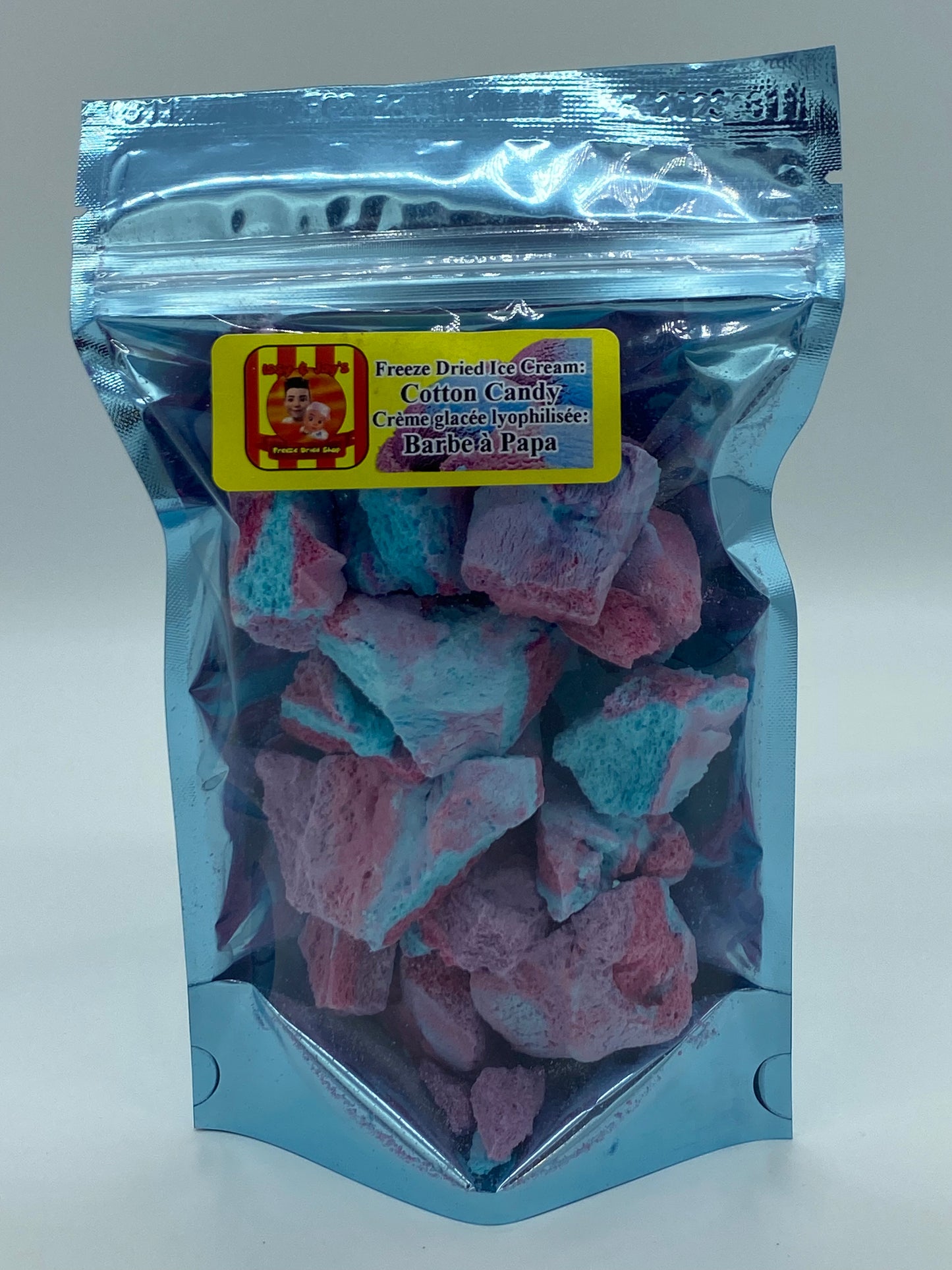 Freeze Dried Cotton Candy Ice Cream