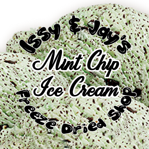 Freeze Dried Mint Chip Ice Cream