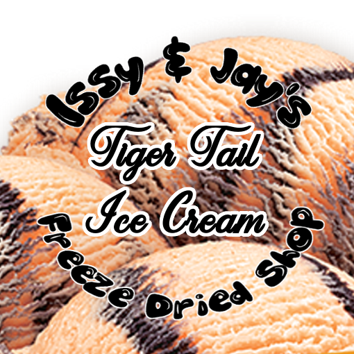 Freeze Dried Tiger Tail Ice Cream