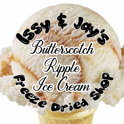 Freeze Dried Butterscotch Ripple Ice Cream